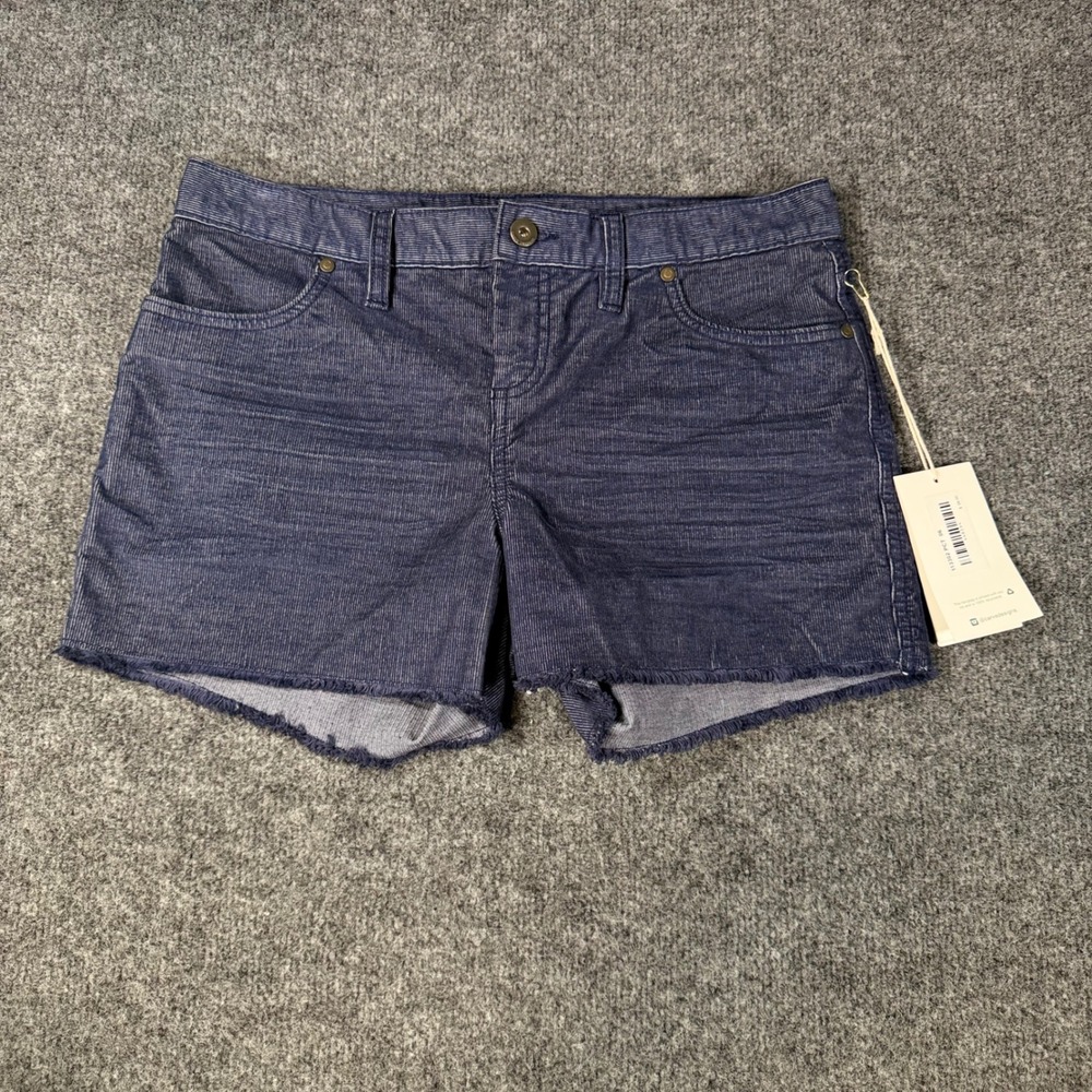Women's Carve Designs Dark Blue Corduroy Shorts Size 6